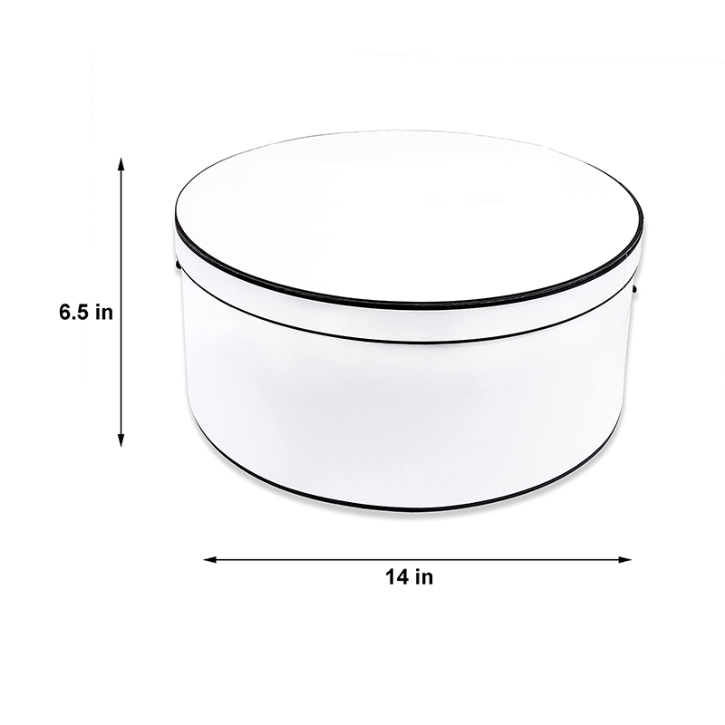 White Round Hat Organizer